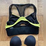 Michi Wildcat Sports Bra Acid Yellow/Black Sz S EUC Photo 1