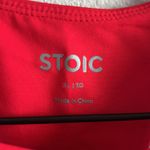 Stoic Red Racerback Cropped Active Tank Top Shirt Sports Bra Style XL Photo 1