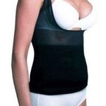 Biridie? Denim Vest Sz Medium Beaded Dip Dyed USA Red White Blue Black Photo 0