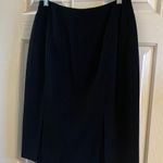 Ann Taylor Elegant Black Women's Skirt w/Pleats in the back. Photo 0