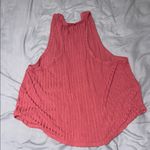 Bozzolo Pink Ribbed Sleeveless Tank Top Photo 1
