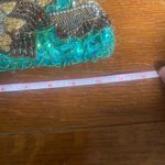 Green and Bronze Sequin Clutch Photo 3