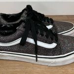 Vans Unisex Old Skool Skateboard Rainbow Glitter Sneakers Photo 3