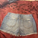KanCan Blue Distressed Jean Shorts Size 28 Photo 1