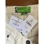 NWT Free People x Sandrine Rose Straight Leg Alps White Button Fly Jeans Sz 28 Photo 10