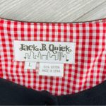 Vintage embroidered beaded long sleeve button front cardigan shirt cotton heart Red Size L Photo 8