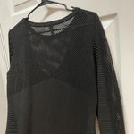 Poof! Women's Black Net Long Sleeve Bodycon Mini Dress Size M/L Punk Goth Cocktail Photo 1