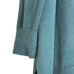 Ann Taylor Loft Womens Open Sweater Size XS Green Wool Blend Long Sleeve Photo 2