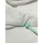 Women's Long Sleeve Pullover Raw‎ Hem Cropped Hoodie Bright White Size Medium Photo 9