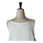 Good American Good‎ American White Ivory Round Neck Sleeveless Rounded Hem Blouse Size XXL NWT Photo 3