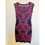 XOXO Berry Glitter & Black Bodycon Knit Bandage Sweater Mini Dress Vintage y2K S Photo 1