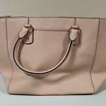 Michael Kors Light Pink Mauve Leather Gold Studded Designer Satchel Bag Handbag Purse Pocketbook 🎀 Photo 9