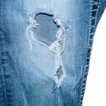 Vigoss Women's  Ripped‎ Distressed Skinny Jeans Dk Wash Denim Embellished Pockets Photo 8