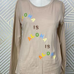 WARM Fun Aloha is Aloha Long Sleeve Graphic Tee Pink Photo 0