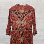 India Fashion Red Mandala Paisley Mini Dress Size M Size M Photo 4