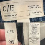 Current/Elliott C/E Current Elliott Womens Jeans Denim Blue 90’s Mom Style Pleated Front Size 26 Photo 8