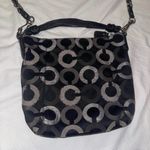 Coach Vintage Y2K  bag purse grey silver black crossbody Photo 2