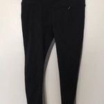 Monrow Leggings Cropped Color Blocked Black Grey Small Photo 0