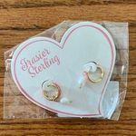 Frasier Sterling  Pearl Hoop Earrings Photo 0