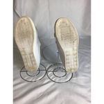 Caslon  Women Eden 3 Leather Perforated Flower Slip On White Comfort Shoes 7.5 Photo 7