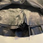 Entro  Faux Leather Pleated Mini Skort Size M Side Zip Preppy Biker Skater Y2K Photo 10