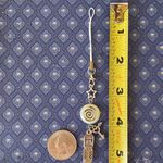 Handmade unique spiral & flip phone & Angel heart key funky y2k grunge style phone charm/bag accessory/keychain🌀⭐️ Photo 4