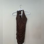 Princess Polly  Cora Brown Halter Mesh Dress size 2 Photo 3