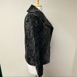 Milly  leopard faux fur double breasted coat S Photo 2