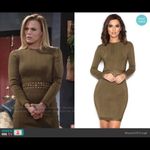 House Of CB  Shula Bandage Dress Khaki Long Sleeve Photo 1