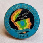 Destination Imagination Trading Hat Pin MA Opens Minds Manager 2003 Badge Brooch Photo 0