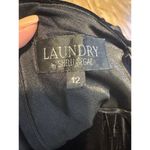 Laundry by Shelli Segal Vintage 90's Shelli Segal Velvet Black Dress Regency Dark Coquette Goth SIZE 12 Photo 3