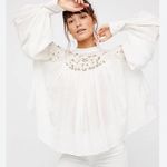 Womens Tops Free People Have It My Way Embroidered Top In Ivory Photo 2
