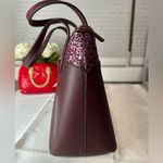 Kate Spade NWT  burgundy glitter crossbody bag Photo 1