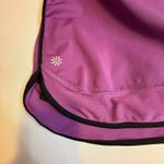 Athleta Run With It High Rise Skirt Skort Fitted Shorts Sz Lā Purple Key Pocket Photo 4