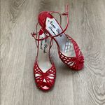 New York Transit  Red Heels with Vintage Flair Photo 1