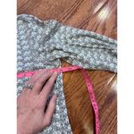 Roller Rabbit Elephant Pattern Henley Long Sleeve Shirt Small Ecclectic Boho Photo 2