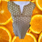 Aryeh NWT  V Neck Geometric Shape‎ Sleeveless Dress Size Medium Photo 2