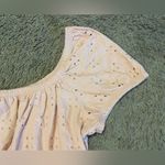 Hollister light pink floral off the shoulder cropped size medium shirt Photo 3