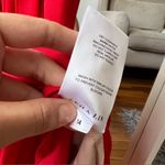 Leo Lin Hermia Slip Dress maxi red beige 100% silk Size 14 J3 Photo 5