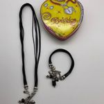 Brighton NECKLACE AND BRACELET MATCHING SET ON COTTON CORD Photo 0