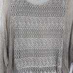 Saks 5th Avenue Saks Fifth Avenue Fairy Silk Top Womens Small Brown Lace Made in Italy Photo 3