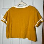 Obey  Yellow V‎ Neck Short Sleeve Tee Medium Photo 1
