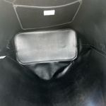 New woman’s black faux leather tote bag Photo 3