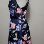 Emerald Sundae floral tafetta assymetric mini cocktail dress size large Photo 3