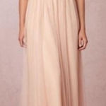 Jenny Yoo  Woman's Sz 10 Blush Pink Strapless Lace and Tulle Bridesmaid Dress‎ Photo 0