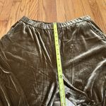 Faherty  Stretch Silk Velvet Genevieve Pant in Breen Golden Green Size XL Photo 8