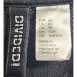 H&M  Divided Black Textured‎ Bodycon Mini Dress Short Sleeve XS Photo 1