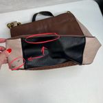 The Sak Collective Estrada Crossbody Bag Three Way Top Teak Block Leather READ Photo 3