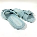 Stuart Weitzman  Sofia Bow Slide Sandals Light Blue 9 NEW Photo 10