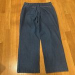 L.L.Bean  women’s classic fit straight jeans size 14 . Photo 6